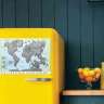 Магнитная стиральная карта Мира на холодильник - Магнитная стиральная карта Мира на холодильник