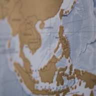 Скретч карта мира с регионами РФ &quot;Truemap Adventure&quot; - Скретч карта мира с регионами РФ "Truemap Adventure"