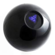 Magic Ball Шар ответов 10 см, чёрный - Magic Ball Шар ответов 10 см, чёрный